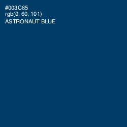 #003C65 - Astronaut Blue Color Image